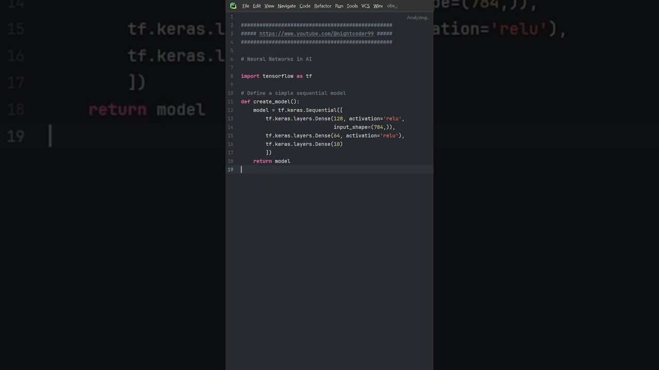 Neural Networks in AI #python #code #coding