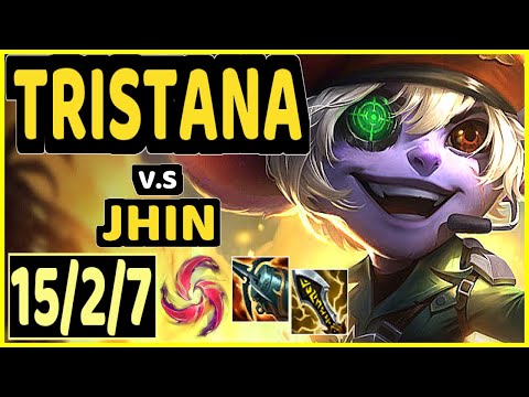 TRISTANA vs JHIN - 15/2/7 KDA BOTTOM ADC GAMEPLAY - EUW Ranked MASTER