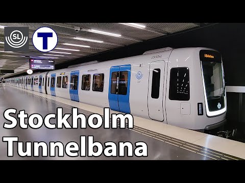 Scenes from the Stockholm Tunnelbana (Stockholm Metro)