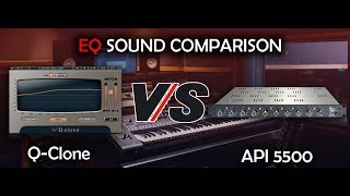 Video thumbnail for WAVES Q Clone vs API 5500, EQ cloning & Sound Comparison by Age of Audio