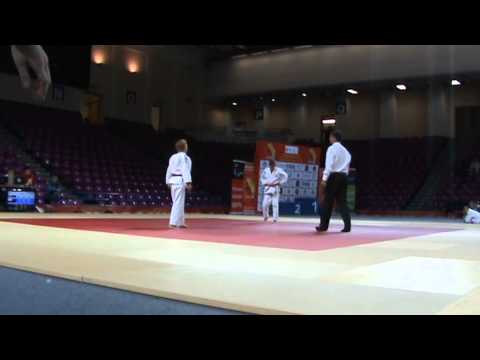 Warsaw Judo Open 2014 Final men U14M-38kg Jeroen CASSE vs Nazar DROFIAK