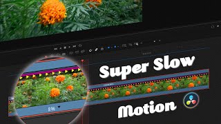 How to super slow down video in DaVinci Resolve.