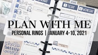 Plan with Me | Personal Rings | January 4-10, 2021