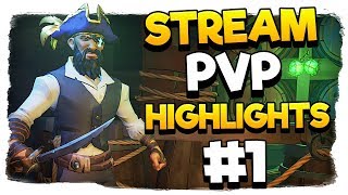 MixelPlx Stream PvP Highlights #1 - Sea of Thieves Gameplay