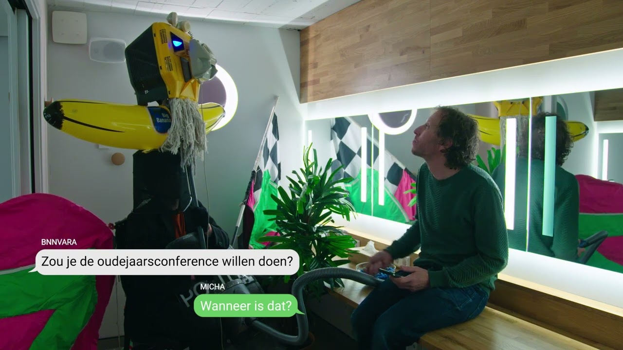 Aankondiging oudejaarsconference Micha Wertheim