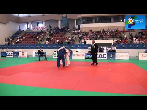 [-60kg] FINAL - GAZIMAGOMEDOV, Eldar (RUS) - KIRAKOZASHVILI, Tamazi (GEO) -ECh U17 Cottonera  .wmv