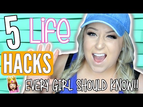 5 Life Hacks EVERY Girl Should Know!! Video