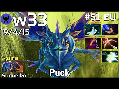 w33 [Liquid] plays Puck!!! Dota 2 7.22