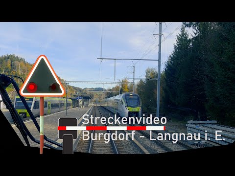 cab ride / Führerstandsmitfahrt S4 Burgdorf - Langnau i. E.