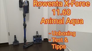 Rowenta RH9890 X-Force 11.60 Animal Aqua - Akkusauger - Test, Unboxing & Tipps