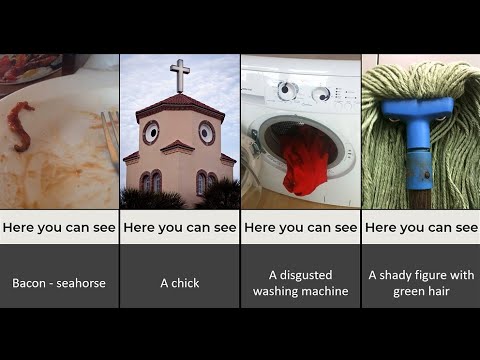 Comparison: Pareidolia That You Can Recognize