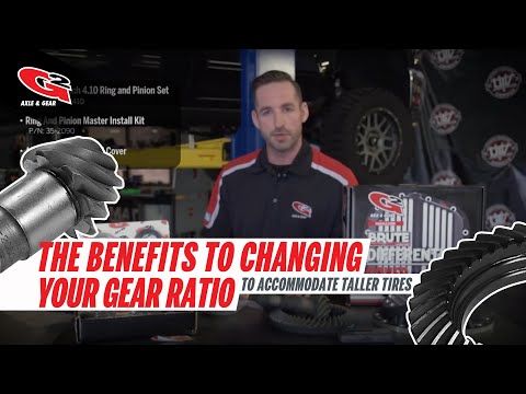 The Benefits to Changing Your Gear Ratio to Accommodate Taller Tires