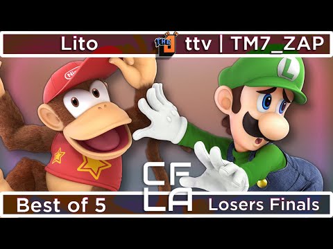lito (diddy) vs tm7 zapp (luigi) - CFL Arcadian - Top 8 - Losers Finals