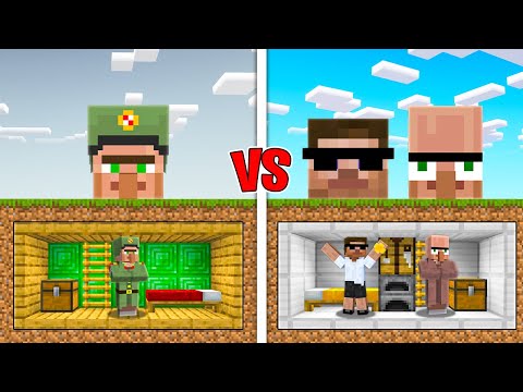 Carry Doorbin vs Army Sir : Security Base Challenge in Minecraft!!