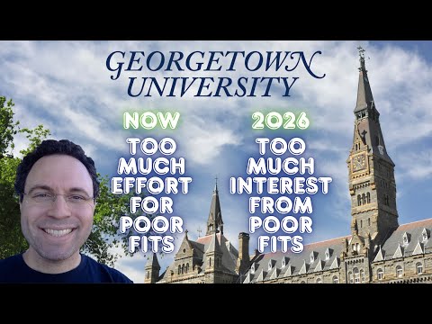 Why I rarely recommend Georgetown, and I'm not about to start now.