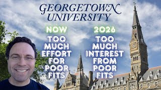 Why I rarely recommend Georgetown, and I'm not about to start now.