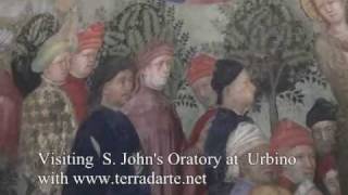 preview picture of video 'Salimbeni Paintings, S. John's Oratory at  Urbino'