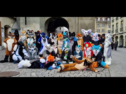 Swissfurs Public Fursuiting Fun in Bern 04/2022