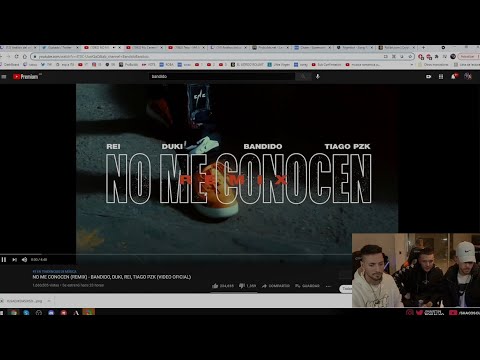 COSCU REI BANDIDO REACCION NO ME CONOCEN REMIX 🔥
