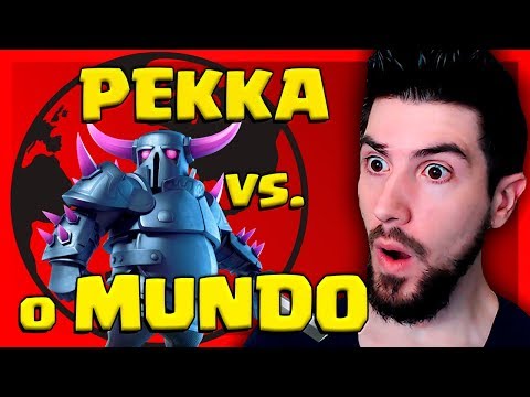 PEKKA VS MUNDO NO CLASH ROYALE!