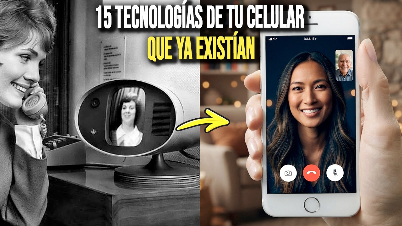 15 tecnologías de tu celular que ya existían en el pasado