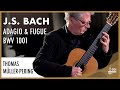 J. S. Bach's "Adagio & Fugue, BWV 1001" played by Thomas Müller-Perning on a 2023 Christoph Sembdner