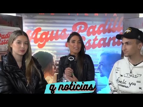 Agus Padilla y Estani se "tentaron" grabaron juntos un video de película