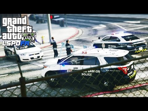 GTA 5 PC Mods - HOW TO BE A COP IN GTA 5!! DON'T JUMP! : LSPDFR #95