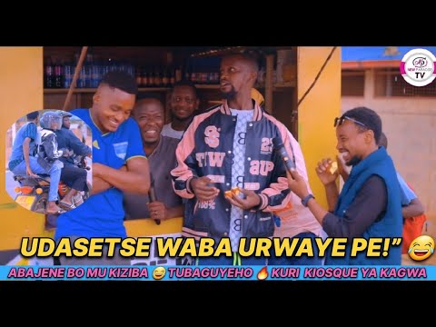 Udasetse Waba Urwaye Pe!🤣 | Abajene Bo mukiziba tubaguyeho kuri kiosque ya Kagwa| arsen ngo ntiyize?