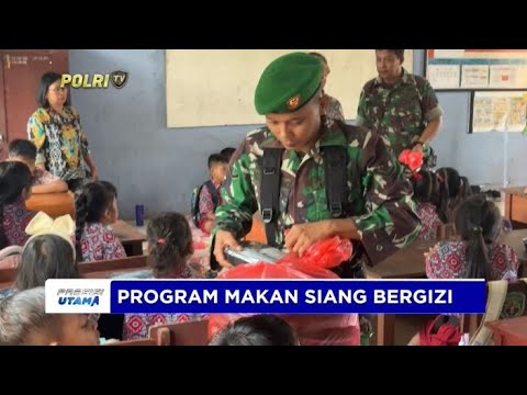 POLRES KUTAI BARAT BERIKAN MAKAN SIANG BERGIZI