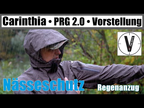 Carinthia PRG 2.0 • Nässeschutz • Regenanzug • Goretex Regenjacke Regenhose • Vorstellung und Test