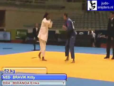 Judo 2009 Rio de Janeiro: Bravik (NED) - Miranda (BRA) [-52kg].