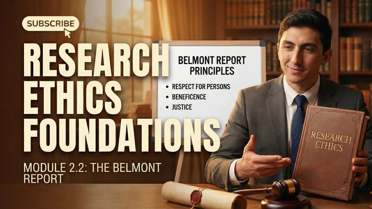The Belmont Report: Respect, Beneficence & Justice in Research Ethics