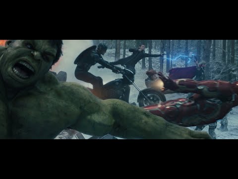 Avengers Versus Hydra (Opening Battle) - Avengers: Age of Ultron