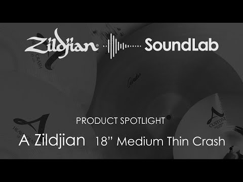 Zildjian 18 Inch A Medium Thin Crash Cymbal A0232 642388103524 image 6