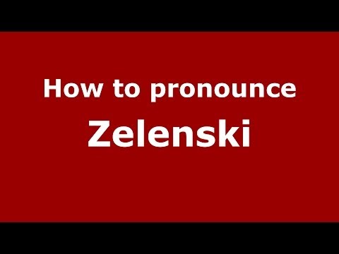 How to pronounce Zelenski (Polish/Poland) - PronounceNames.com
