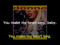 Donna Summer - When Love Cries (Single Version Remix) LYRICS - SHM "Mistaken Identity" 1991