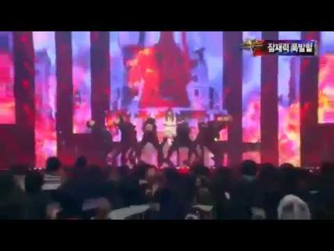 121101 HyunA - Straight up + Ice Cream  M! Countdown Live