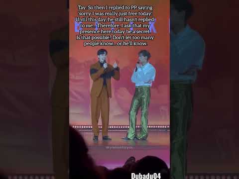 poor p'tay got ghosted by pp 🤣 #ppkrit #billkinpp #billkin #taytawan