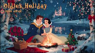 1950s Oldies Playing in Christmas Holiday for Calm & Comfort | Timeless Disney Magic 🌙