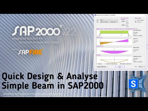 Design and analysis of Beam in SAP2000 | Quick beam design  for beginners | SAP2000 Latest version
