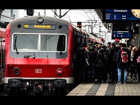 S2 mit x-Wagen und BR 143. S-Bahn Nürnberg