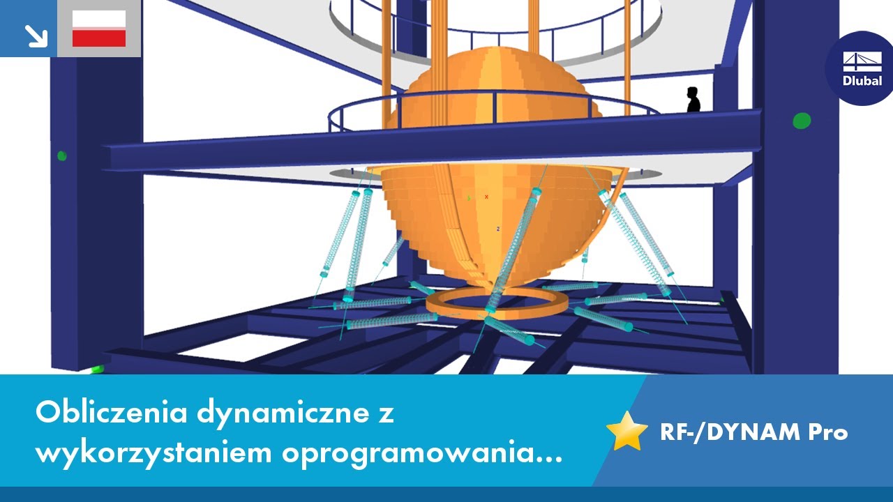 Obliczenia dynamiczne z wykorzystaniem oprogramowania Dlubal Software