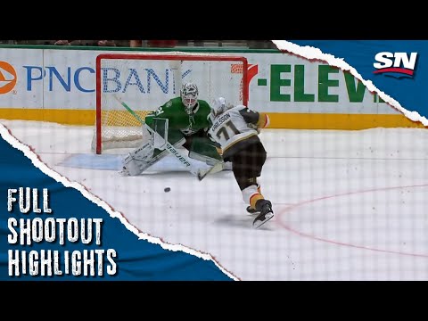 Vegas Golden Knights at Dallas Stars | FULL Shootout Highlights