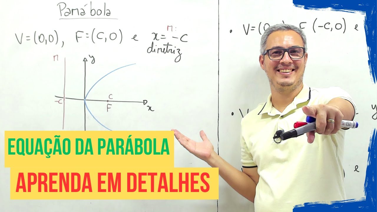 EQUAÇÃO DA PARÁBOLA CÁLCULO VETORIAL