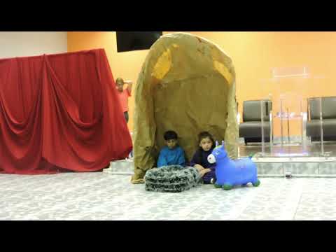 O nascimento de Jesus apresentação teatral