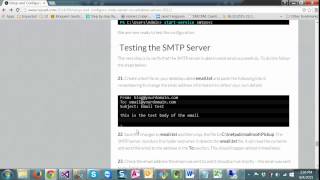 How to enable and configure SMTP Windows Server 2012 R2