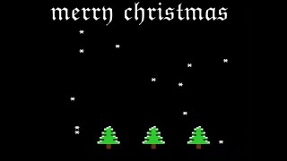 How to build a Christmas card on Commodore 64