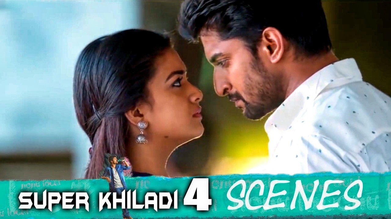 Super Khiladi 4 Hindi Dubbed Movie | Love Proposal in College Scene ❤️ | Nani, Keerthy Suresh