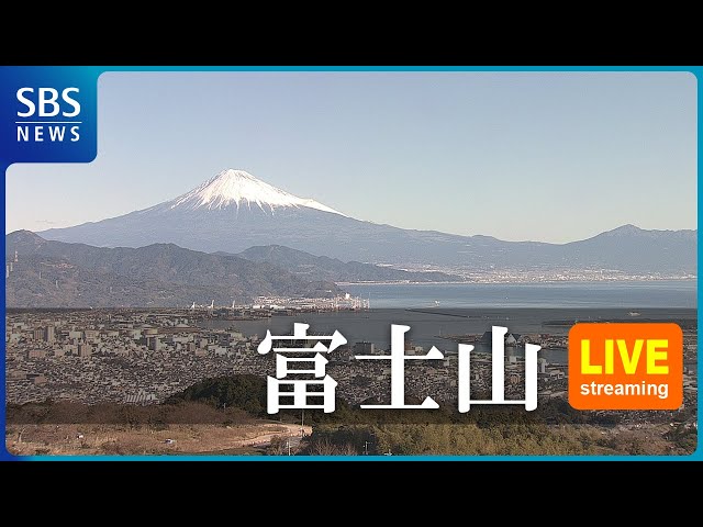 静岡県静岡市の日本平から望む富士山